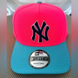 New Era New York Yankees Miami Vice Pink Blue SOBE 9Forty 940 Snapback Hat Cap